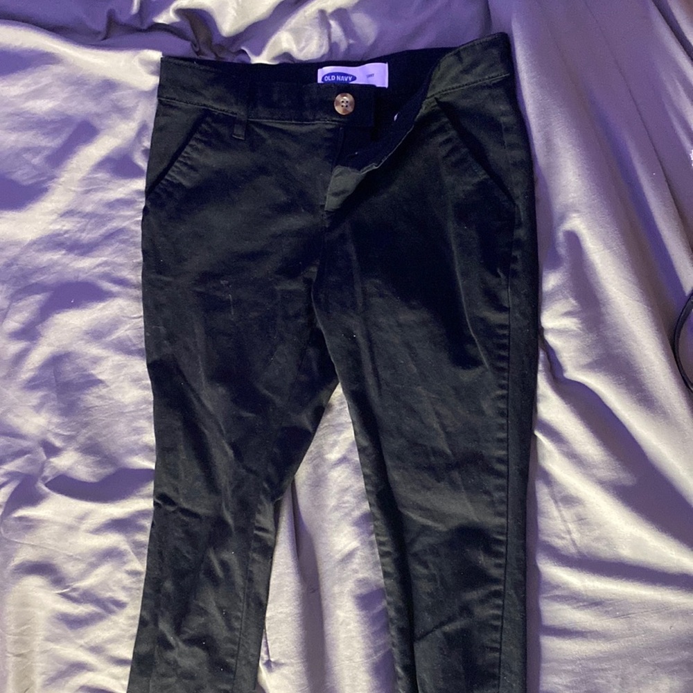 Old navy black kahki pants